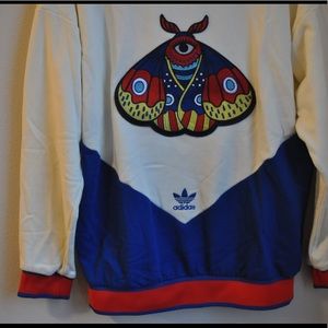 adidas Embroidered Butterfly Crew Neck